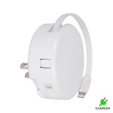 Load image into Gallery viewer, White BibiCharger All-In-One - Wall Charger