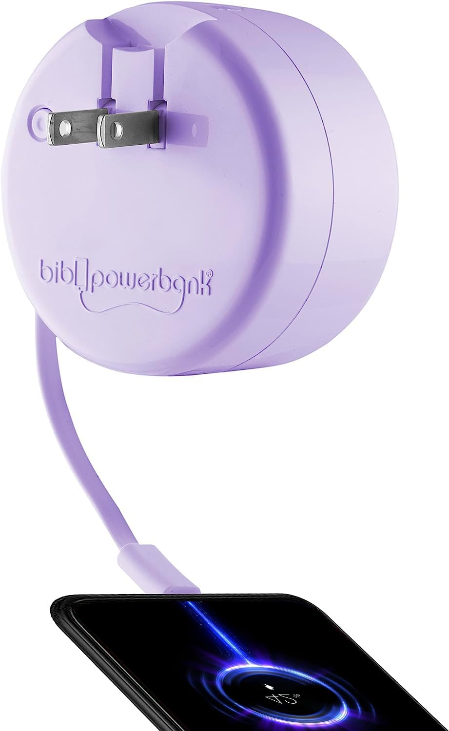 Light Purple BibiCharger with Battery All-In-One