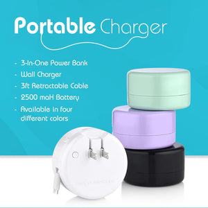 Light Purple BibiCharger with Battery All-In-One