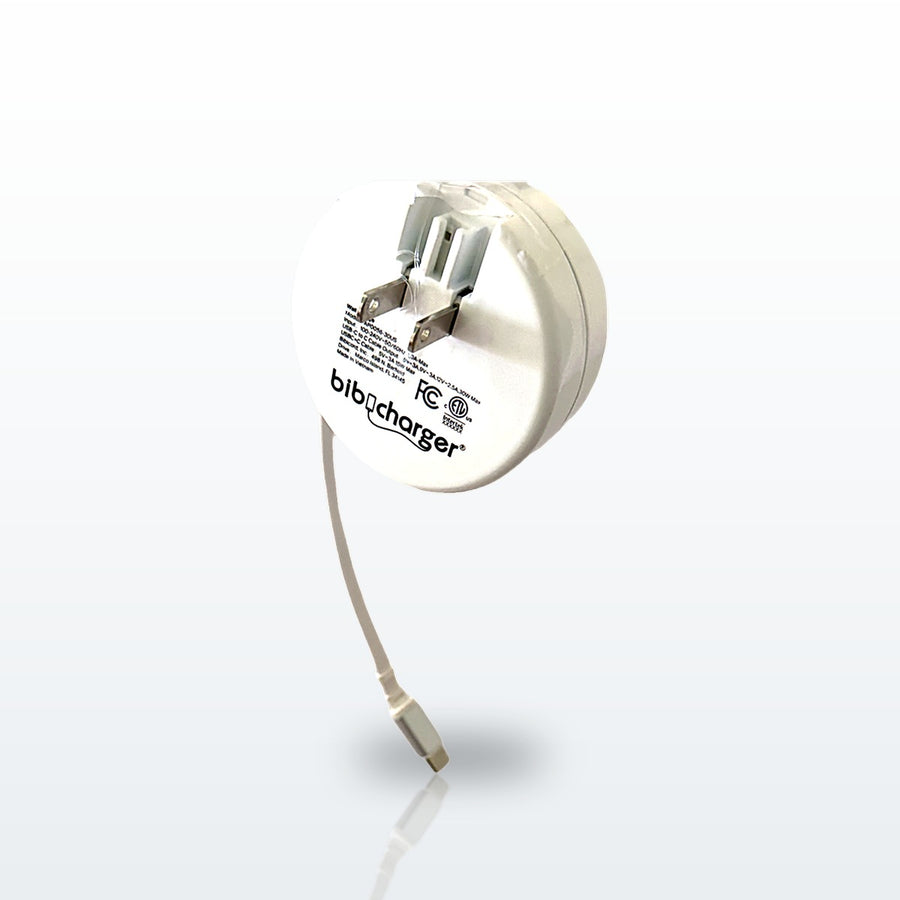 BibiCharger Gen 2 - Retractable USB-C Wall Charger
