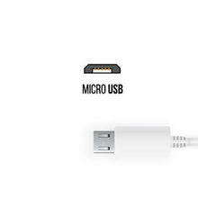 Load image into Gallery viewer, Available - White USB C &amp; Micro BibiCharger All In One - wall charger