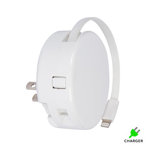 Available - White USB C & Micro BibiCharger All In One - wall charger